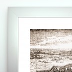 Zdjęcie "Panorama Elbląga 1616 r." w ramie alum. 30x20mm