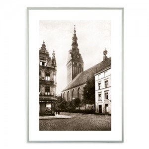 Zdjęcie "Katedra w Elblągu" w ramie alum. 9x21mm